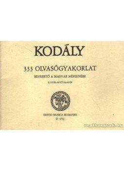 Kodály Zoltán - 333 olvasógyakorlat Kodály Zoltán - 333 olvasógyakorlat, Budapest 0 antikvár könyv