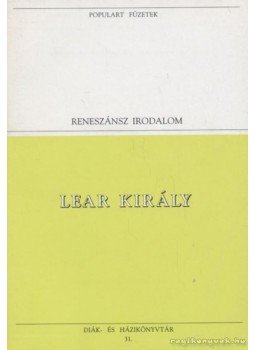 William Shakespeare - Lear király William Shakespeare - Lear király, Budapest 1993 antikvár könyv