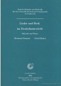 Dommel, Hermann,Sacker, Ulrich - Lieder und Rock in Deutschunterricht