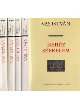 Vas István - Nehéz szerelem I-III. (négy kötetben) Vas István - Nehéz szerelem I-III. (négy kötetben), Budapest 1983 antikvár könyv