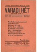 Nagy Mihály dr. - Váradi Hét 1917. október 12. 1. szám