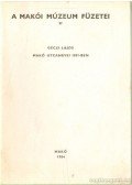 Géczi Lajos - Makó utcanevei 1851-ben