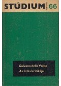 Volpe, Galvano della - Az ízlés kritikája