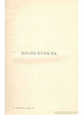 Sebestyén Gyula - Jeles elbeszélők 1. kötet - Regős énekek