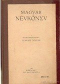 Lengyel Zoltán - Magyar névkönyv