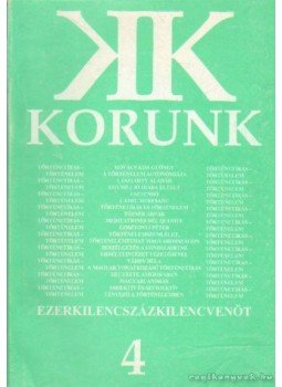 Kántor Lajos - Korunk 1995/4 Kántor Lajos - Korunk 1995/4, Csíkszereda 1995 antikvár könyv