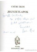 Csúri Ákos - Jegyzetlapok