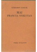 Eckhardt Sándor - Mai francia nyelvtan