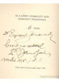 Barna János - Spanyol lírai költészet (dedikált)