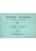 Agócsy László (szerk.) - Szolfézs középfok IV. - Solfeggio mittelstufe