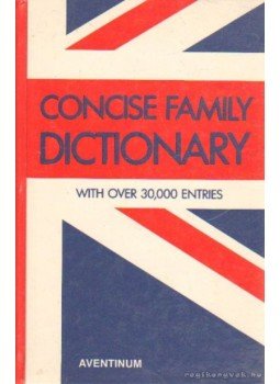 - Concise Family Dictionary - Concise Family Dictionary, Praha 1991 antikvár könyv