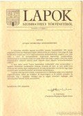 Dr. Tóth Imre - Lapok Szombathely történetéböl