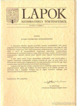 Dr. Tóth Imre - Lapok Szombathely történetéböl Dr. Tóth Imre - Lapok Szombathely történetéböl, Szombathely 1992 antikvár könyv
