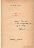 Szemlér Ferenc - Válogatott versek (dedikált)