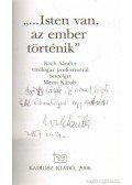 Mezei Károly - ...Isten van, az ember történik (dedikált)