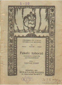 Pásztor József - Fekete toborzó Pásztor József - Fekete toborzó, Budapest 1935 antikvár könyv