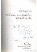 Bertha Zoltán - Fekete-piros versek költője - Kányádi Sándor (dedikált)