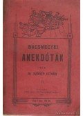 Szászy István Dr. - Bácsmegyei anekdóták