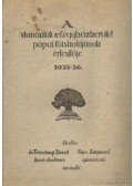 Fejes Zsigmond,Trócsányi  Dezső Dr. - A dunántúli ref. egyházkerület pápai főiskolájának értesítője  1935-36