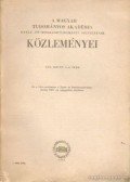 Több szerkesztő - A Magyar Tudományos Akadémia Nyelv- és Irodalomtudományi Osztályának közleményei XVI. kötet 1-4. szám