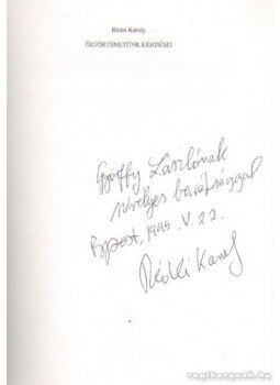 Rédei Károly - Őstörténetünk kérdései Rédei Károly - Őstörténetünk kérdései, Budapest 1998 antikvár könyv