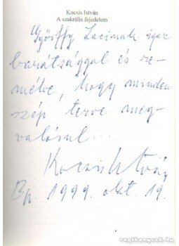 Kocsis István - A szakrális fejedelem Kocsis István - A szakrális fejedelem, 0 antikvár könyv