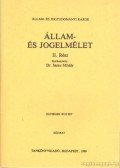 Dr. Samu Mihály - Állam- és jogelmélet II. rész