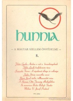 Dézsma György, Kunszabó Ferenc - Hunnia 8. 1990. június, Budapest 1990 antikvár könyv