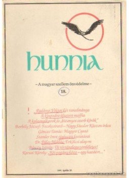 Kunszabó Ferenc - Hunnia 18. 1991. április Kunszabó Ferenc - Hunnia 18. 1991. április, Budapest 1991 antikvár könyv