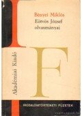 Bényei Miklós - Eötvös József olvasmányai