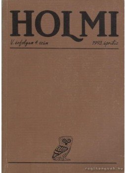 Réz Pál - HOLMI 1993. április Réz Pál - HOLMI 1993. április, Budapest 1993 antikvár könyv