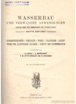 F. Emperger - Wasserbau und werwandte anwendungen, Berlin 1926 antikvár könyv