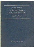 Csizmadia Andor - Jogi emlékek és hagyományok