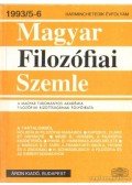 Több szerkesztő - Magyar Filozófiai Szemle 1993/5-6.