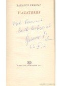 Baranyi Ferenc - Hazatérés (dedikált)