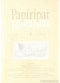 Polyánszky Éva (fel. szerk.) - Papíripar 2006/1 Polyánszky Éva (fel. szerk.) - Papíripar 2006/1, Budapest 2006 antikvár könyv