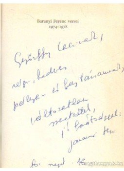 Baranyi Ferenc - A szerelem harmadik éve Baranyi Ferenc - A szerelem harmadik éve, Budapest 1980 antikvár könyv