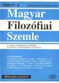 Több szerkesztő - Magyar filozófiai szemle 1992/1-2.