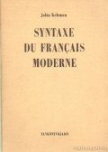 Kelemen Jolán - Syntaxe du francais moderne