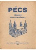  - Pécs térképe utcajegyzékkel