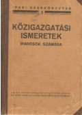 Moór Jenő - Közgazdasági ismeretek iparosok számára