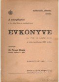 Mezősi Károly, dr. - A kiskunfélegyházi m. kir. állami liceum és tanítóképző-intézet évkönyve az 1943-44. iskolai évről