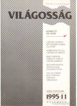 Papp Gábor - Világosság 1995/11., Budapest 1995 antikvár könyv