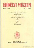 Csetri Elek - Erdélyi múzeum LVIII. kötet 1996. 3-4. füzet