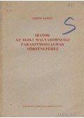 Ember Győző - Iratok az 1848-i magyarországi parasztmozgalmak történetéhez