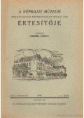 Vargha László - A néprajzi Múzeum értesítője 1943/3-4. szám