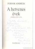 Fodor András - A hetvenes évek