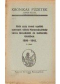 Fodor István - Akik száz évvel ezelőtt szerepet vittek Marosvásárhely város társadalmi és kultúrális életében 1800-1845 2. kötet