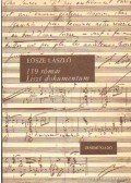 Eösze László - 119 római Liszt dokumentum