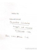 Makay Ida - Sokasodó árnyak (dedikált)